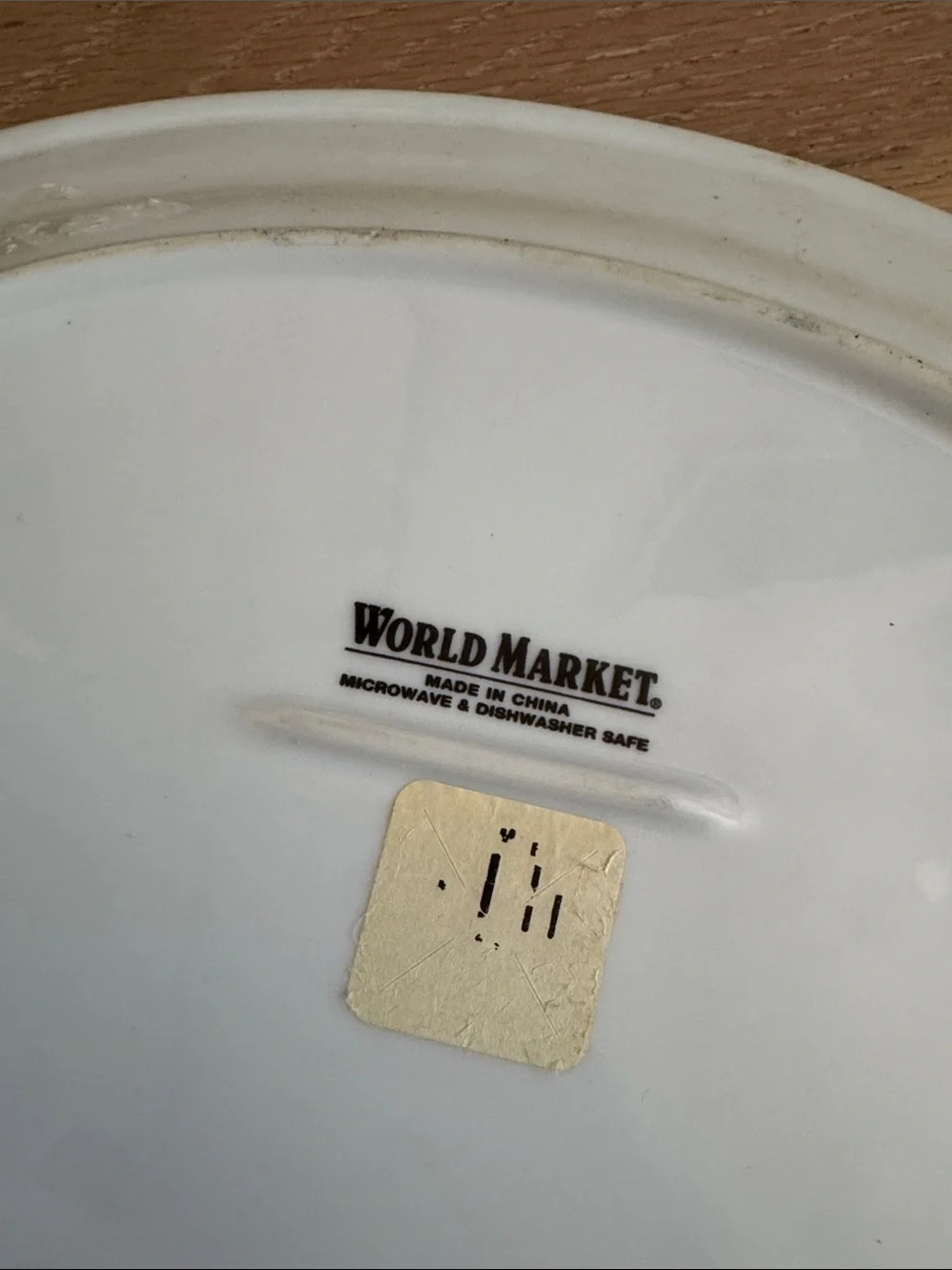 World Market ‘Cuts of Meat’ Pig Pork Plate Platter - Retired